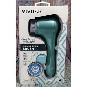 Vivitar Facial Power Brush - Waterproof Cleansing Brush for Normal to Sensitive,